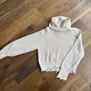 Pistola Hadley XS cream turtle neck sweater